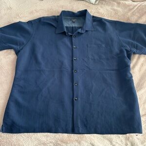 Men's blue button down
